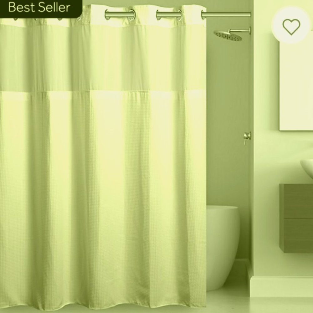Nwt Hookless Shower Curtain Extra Long